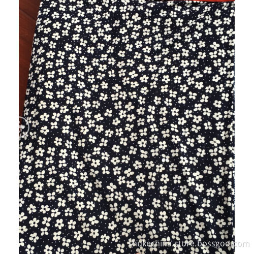 Peach Skin Spandex print Knitting Fabric